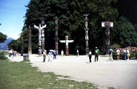 Totempfähle im Stanley Park