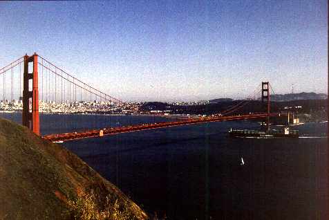 Blick auf die Golden Gate Bridge