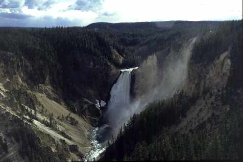 Lower Falls im Grand Canyon to the Yellowstone