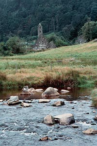 Glendalough Monastery and Creek