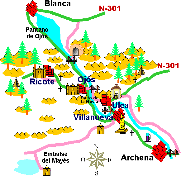Croquis del Valle de Ricote
