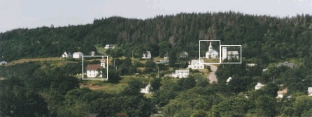 The three churches of Sandy Cove