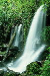 Photo of waterfall in Thailand.