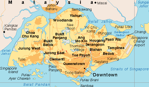 Singapore General Map