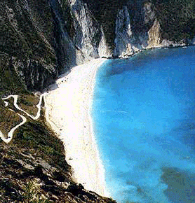 View of Myrtos beach