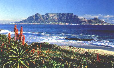 Table Mountain and Cape Town