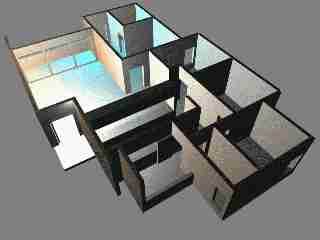 3D apartment