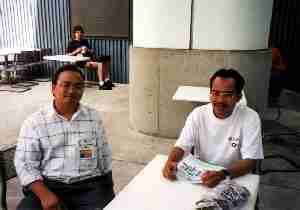 Resting at Siggraph 97