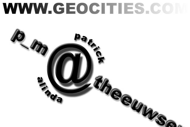 Welkom bij www.oocities.org/p_matheeuwsen