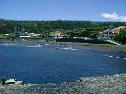 Beach seen from the quay