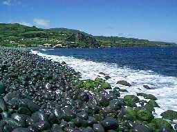 Tip of the beach seen from near the Espalamaca