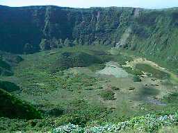 Bottom of the crater