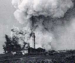 Eruption of the Capelinhos in 1957