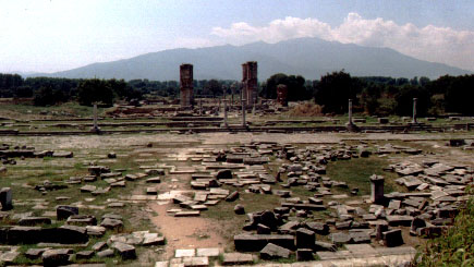 The first roman agora - Picture by SKIN (44K)