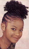 Cute Combo - Sophosticate's Black Hairstyles & Care Guide Sept/Oct 1999