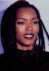 Angela Bassett - Sophosticate's Black Hairstyles & Care Guide Sept/Oct 1999