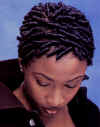 Straw Set Coils - Sophosticate's Black Hairstyles & Care Guide Sept/Oct 1999