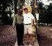 at the bridge with peace corps driver, Trinidad