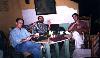 smoking cigar with kelly and kevin
