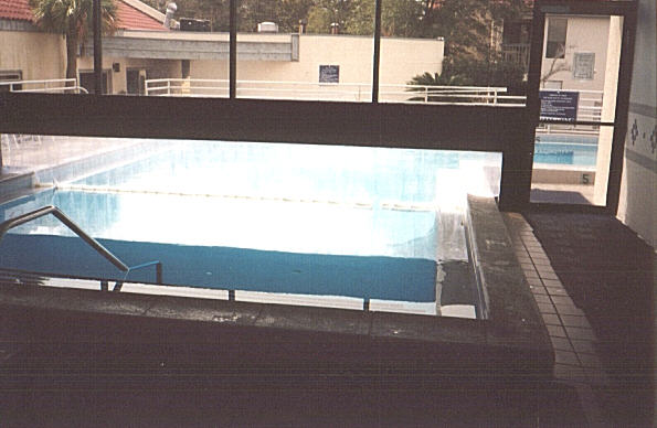 The Indoor/Outdoor Pool at Topsl Fitness Center