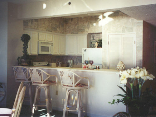 View of Kitchen at Tides Unit #810