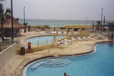 View of Bi-level Pool Area at the Tides of Tops'l