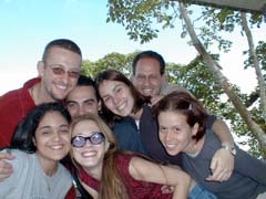 La Negra, davo, Alex, Annabella, marina Nadir and Giova!!! Happy to be together again!