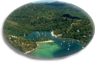 Marigot Bay - Saint Lucia,St-Lucia,St. Lucia hotels inns lodging travel resorts accommodations holidays honeymoon Marigot Bay Caribbean