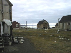 Houses in Moriusaq.