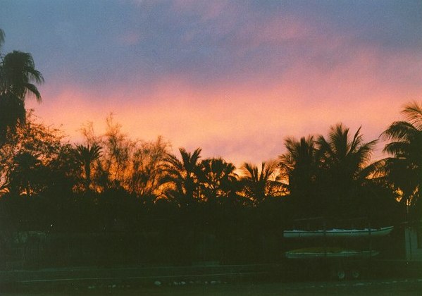 A sunset at Todos Santos