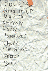 Fishbone Setlist