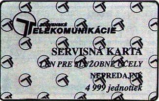 Service card