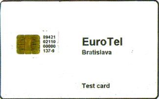 Test SIM card
