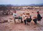 A Damaraland roadside lunch stop