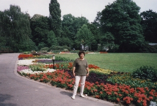 In the parc 'Clara Zetkin' in Leipzig