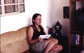 Stephanie, who sings like an angel.