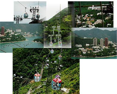 Views from cable-car  �l��