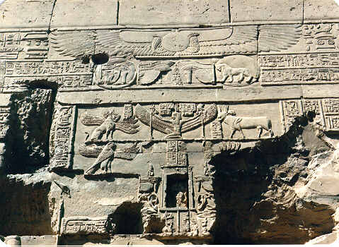Sobel temple relief gods