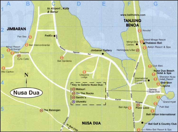 NusaDua Map