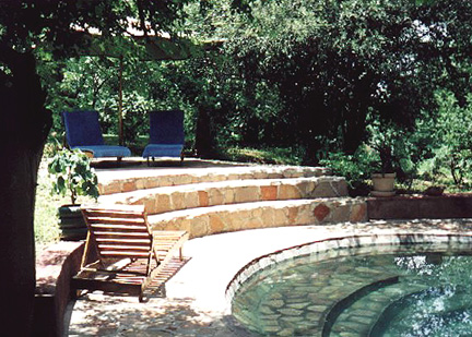 the pool