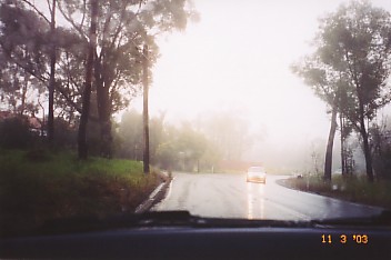 Road on the way to Stanwell Tops