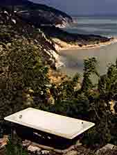 A bath on the Gargano peninsula, SE Italy