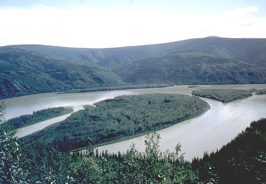 Yukon river near Dawson