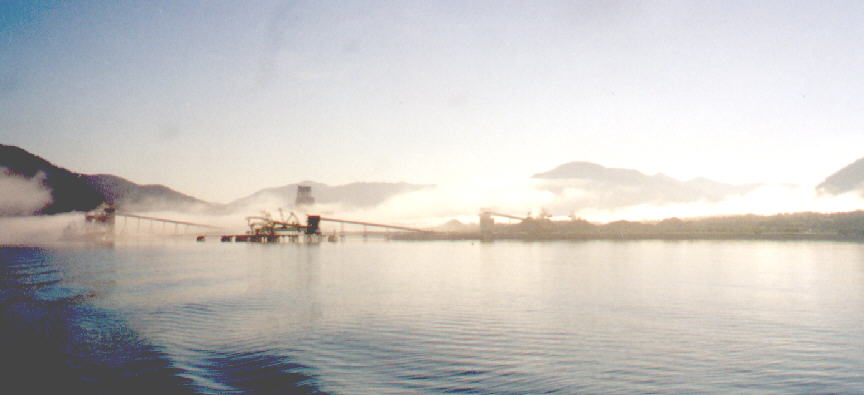 Grain Sheds in Fog @ Prince Rupert