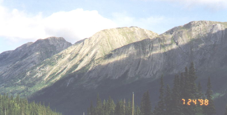 Mountains at Pine Pass 