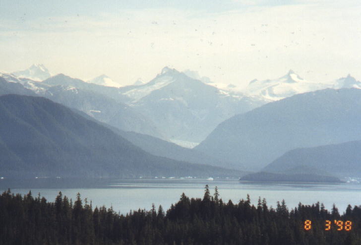 La Conte Glacier overlook along road 6232