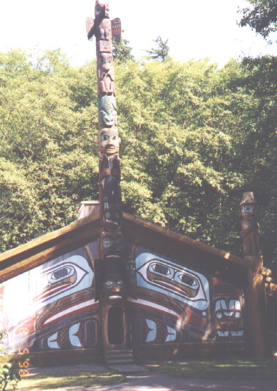 Clan house at Totem Bight park