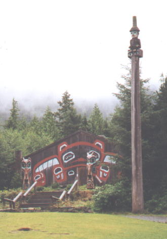 Clan House at  Saxman Indian Village