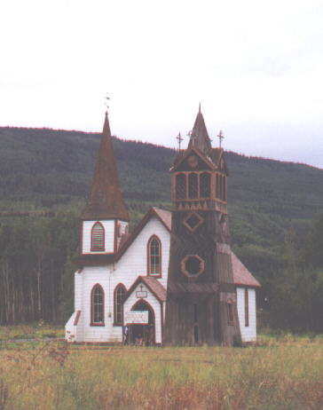 Church at Kitwanga on Indian land
