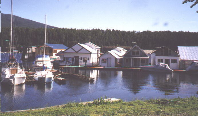 Houseboats on Lake Pend Orerille